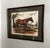Vintage Large Framed Original Pastel Portrait of a Show Horse For Sale - Image 4 of 6