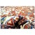 Vintage Persian Heriz 10x13 Red, Navy, & Ivory Handmade Area Rug #9901667 For Sale - Image 13 of 13