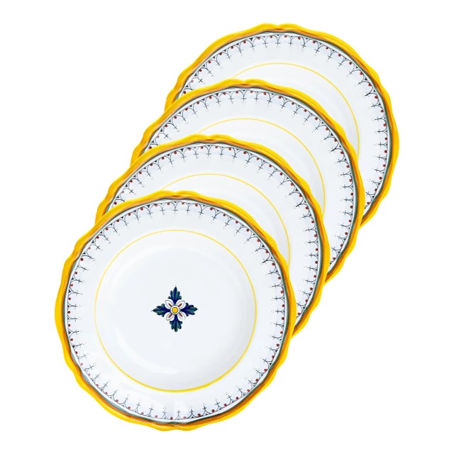 Ricco Deruta Pasta/Soup Bowl, Full Design - Set of 4 For Sale
