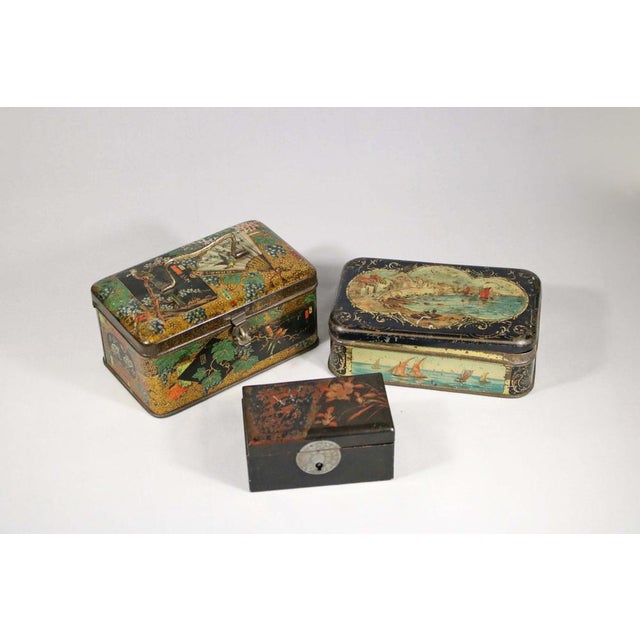 Atntique Boxes, 1890s, Set of 3 For Sale - Image 11 of 11