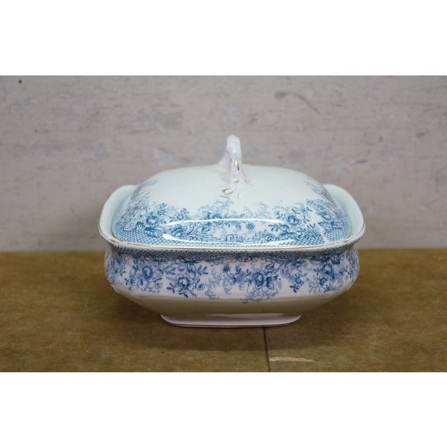 Antique Victorian Henry Alcock & Co Brunswick Lidded Tureen Pitcher Bowl - 3 pcs For Sale - Image 13 of 17