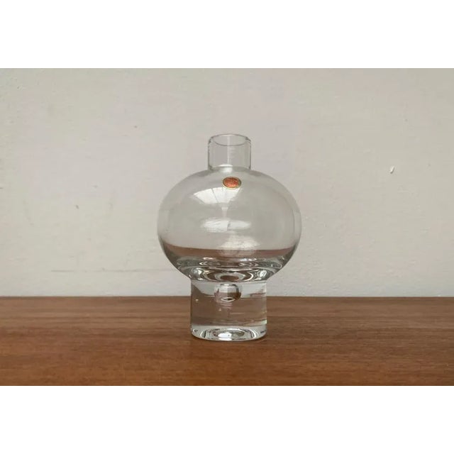 Vintage Italian Glass Bubble Vase For Sale - Image 8 of 12