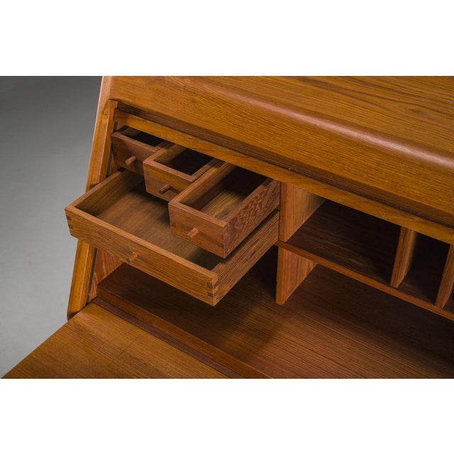 Mid-Century Modern Teak Secretary from Dyrlund, Denmark, 1960s For Sale - Image 11 of 18