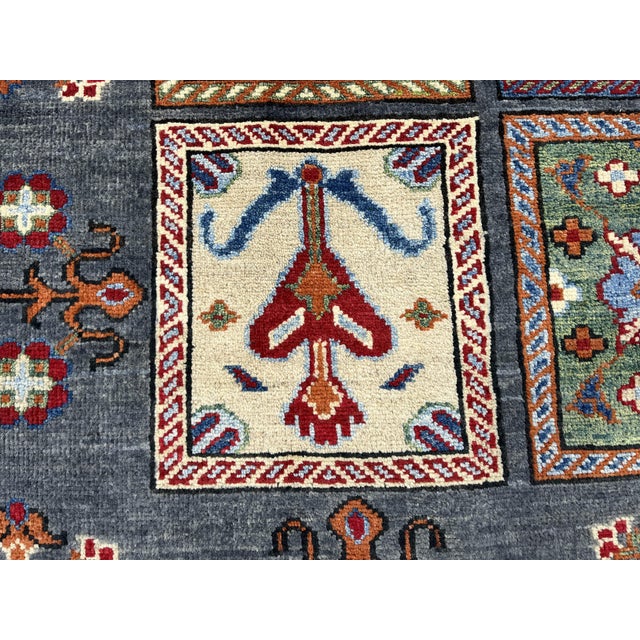 Gray Bakhtiari Persian Tree of Life Garden Panel Wool Rug, 4'11" X 6'6" For Sale - Image 9 of 12