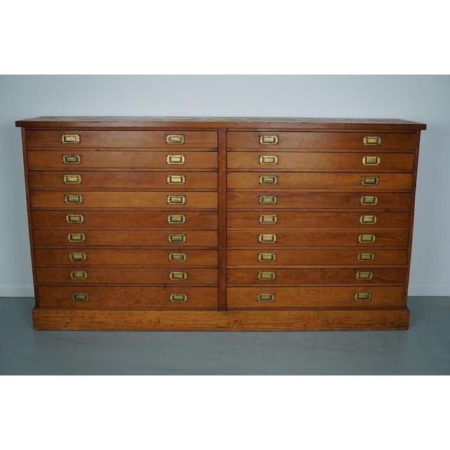 Early 20th Century English Pitch Pine Apothecary Cabinet, 1930s For Sale - Image 15 of 15