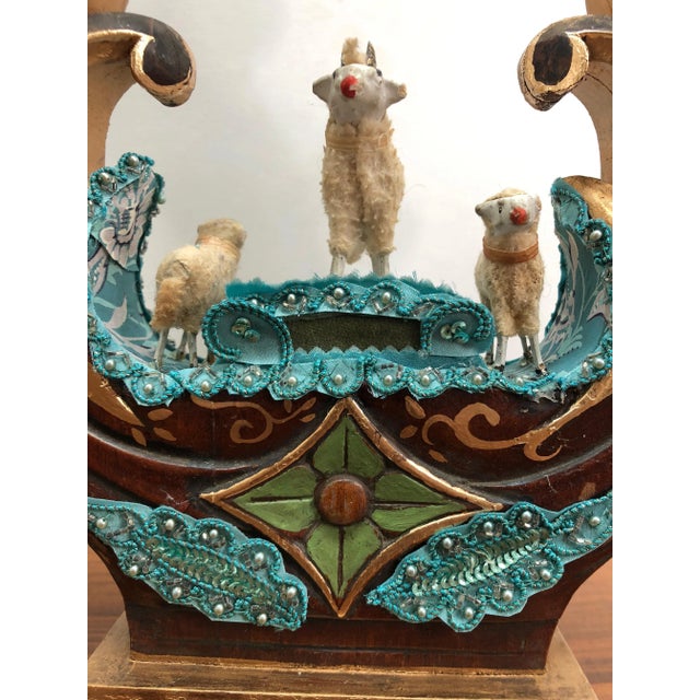 Early 21st Century Lyre Fragment Transformed to Mixed-Media Sculpture For Sale - Image 5 of 12