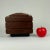 Mid-Century Modern 1960s Mid-Century Modern Keepsake Mahogany Wooden Box With Architectural Form Atop an Integrated Black Pedestal Base For Sale - Image 3 of 10