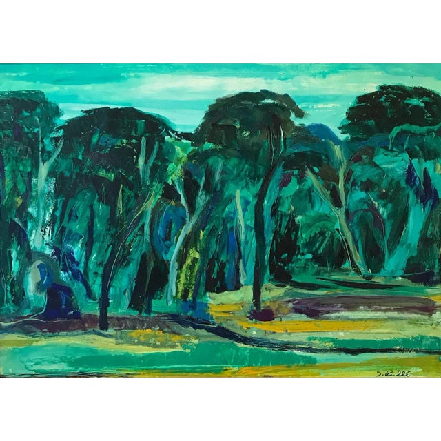 Jean Krillé, Tableau No. 60, Oil on Paper and Canvas, 1980s For Sale - Image 7 of 7