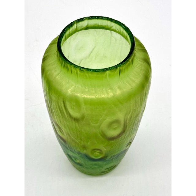 This Antique Loetz Creta Rusticana Vase is a stunning example of Austrian Art Nouveau glass craftsmanship. Made by the...