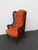 Hollywood Regency Extra Tall Caned Wing Back Livingroom Side Chairs a Pair 6654 For Sale - Image 9 of 17