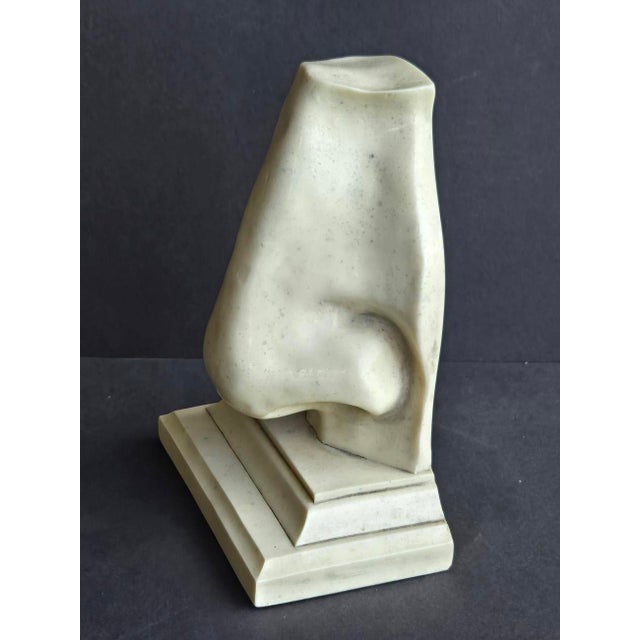 Vintage Resin Nose Bookend/Sculpture C2c Designs After Michelangelo For Sale - Image 9 of 14