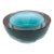 Vintage Murano Sommerso Glass Geode Bowl by Alesandro Mandruzzato, 1970's For Sale