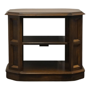 Ethan Allen Classic Manor Collection Solid Maple 26x21" Tiered Accent End Table 15-8675