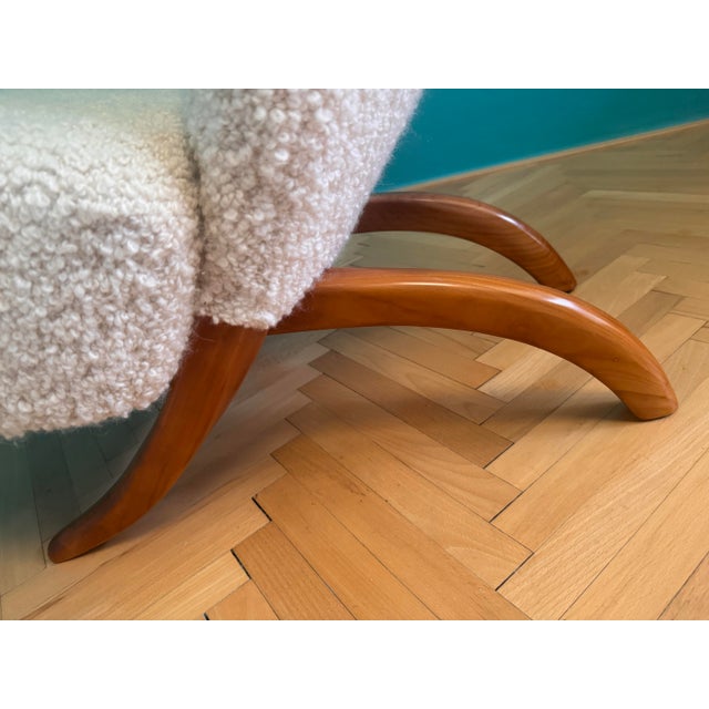 Wood Congo Chair by Theo Ruth for Artifort, Netherlands, 1950s For Sale - Image 7 of 9