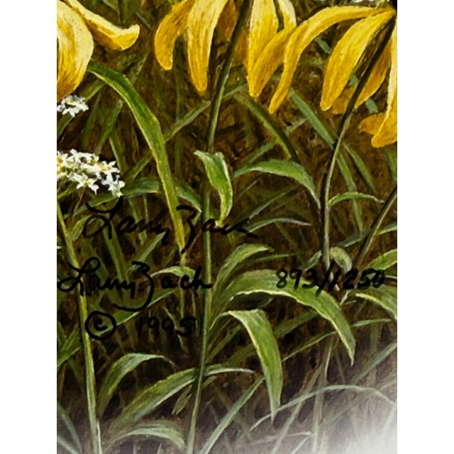 1990s Prairie Pair-Bobolinks by Larry Zach ~ Le Signed Numbered Print For Sale - Image 4 of 7
