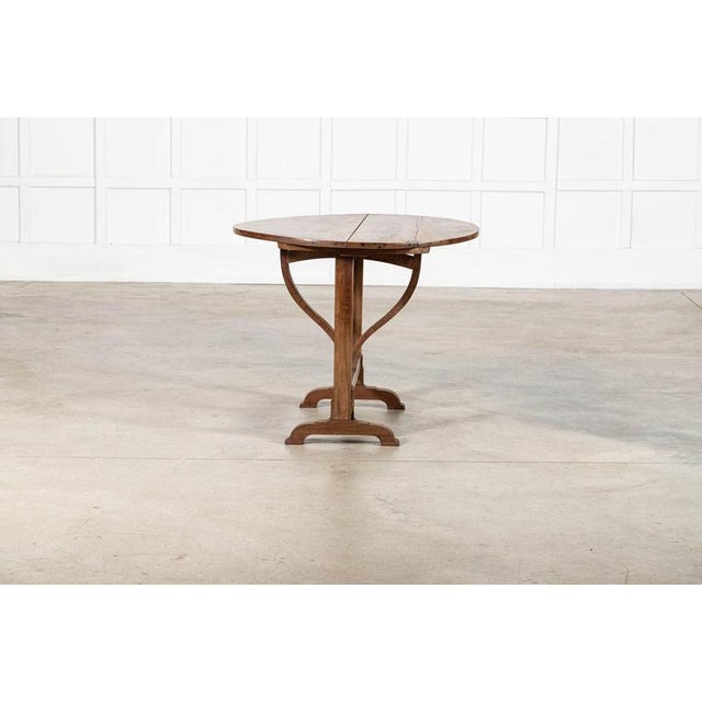 Mid 19th Century Large 19th Century French Fruitwood Vendange Table, 1860s For Sale - Image 5 of 16