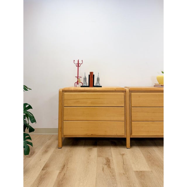 Custom Oak 6-Drawer Dresser Butcher Block Top Vintage Handcrafted Bedroom Piece For Sale - Image 13 of 15