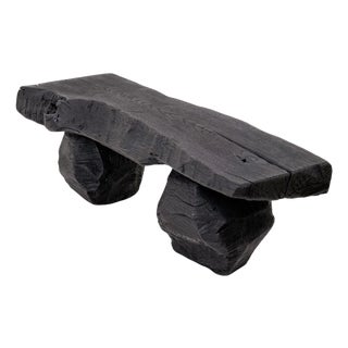 Wood Bench by Logniture For Sale