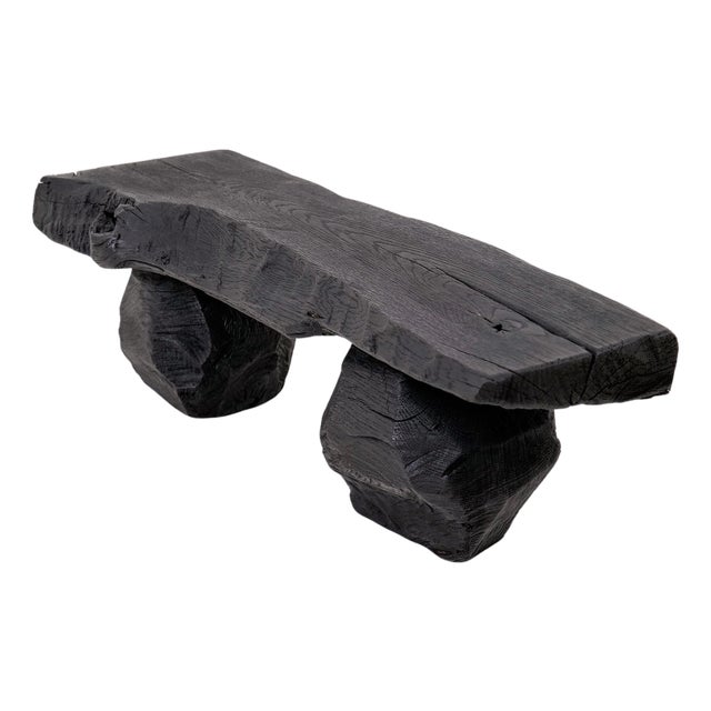 Wood Bench by Logniture For Sale