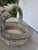 Vintage Cement Garden Planter Basket For Sale - Image 9 of 13