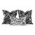 Premier Prints MM Designs Black White Botanical Floral Leaf Leaves Pillow Covers- 3 Pc Set For Sale