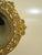 Late 19th Century Beveled Glass Mirror Gold Gilt Pierced Antique Aesthetic Movement, Victorian Table Wall Gilded Cast Iron Reticulated For Sale - Image 10 of 15