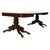 Classical Quervelle Inspired Drop-Leaf & Claw Foot Mahogany Banquet Table C1840 For Sale - Image 6 of 11