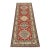 Kazak Runner 2’6” X 6’7” Red Wool Tribal Hand-Knotted Oriental Rug For Sale