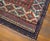 Late 19th Century 1880s Red Geometric Tribal Antique Caucasian Kazak Rug 4'7"x 6'6" Knotted Wool Carpet For Sale - Image 5 of 9