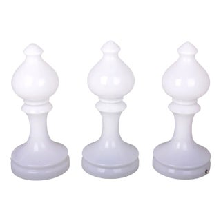 Glass Bishop Table Lamp attributed to Ivan Jakes, 1950s For Sale