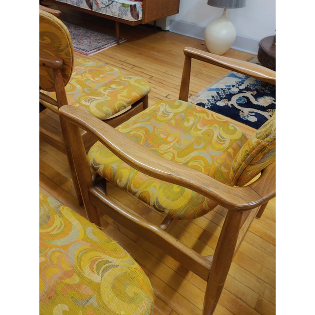 Mid 20th Century Finn Juhl Style for John Stuart Dining Chairs, Set of 6 For Sale In New York - Image 6 of 7
