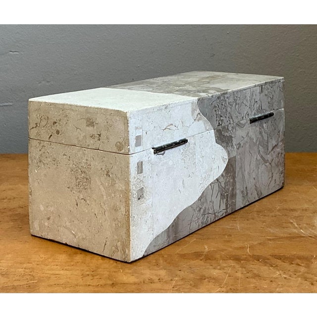 Vintage Tessellated Stone Box For Sale - Image 12 of 14