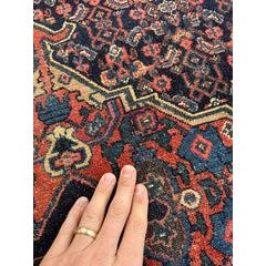 Antique Persian Senneh Rug - 3.7 X 4.5 For Sale In Milwaukee - Image 6 of 8