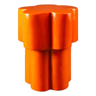 Falkland Road Garden Stool Burnt Orange For Sale