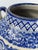19th Century Moroccan Hand Painted Blue and White Ceramic Vase, 1890s For Sale - Image 6 of 12