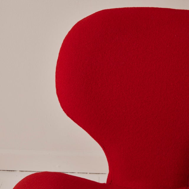 Red Olivier Mourgue Red Djinn Chair by for Airborne, 1960s, French Design For Sale - Image 8 of 8