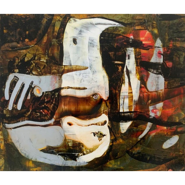 Early 21st Century Monika Rossa, Modality 14, 2024, Acrylics on Board For Sale - Image 5 of 5