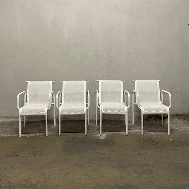 Vintage Garden Chairs by Sonett, 1970s, Set of 4 For Sale - Image 9 of 9