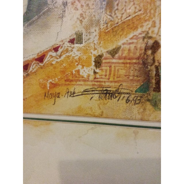 The Original Maya Limited Edition Giclee with Gilt Frame is a unique and personally signed piece of contemporary art by...