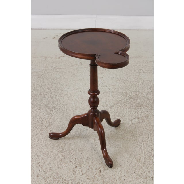 1990s Mahogany Colonial Williamsburg Style Kettle Stand For Sale - Image 5 of 12