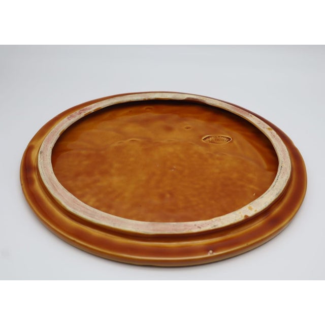 Mid-Century Modern Mid-Century Ceramic Platter by Bernardo Ambrogio, Vallauris, France, 1960s For Sale - Image 3 of 5