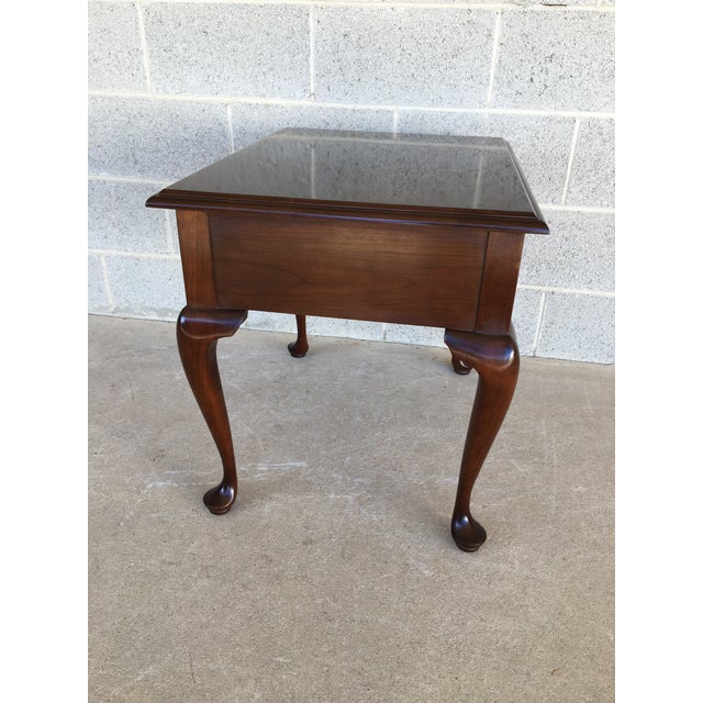 Stickley Cherry Valley Queen Anne Style Side Table Chairish
