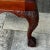 Wood Vintage 20th Century Carved Wood Georgian Chippendale Style Ball & Claw Feet Arm Chair For Sale - Image 7 of 12