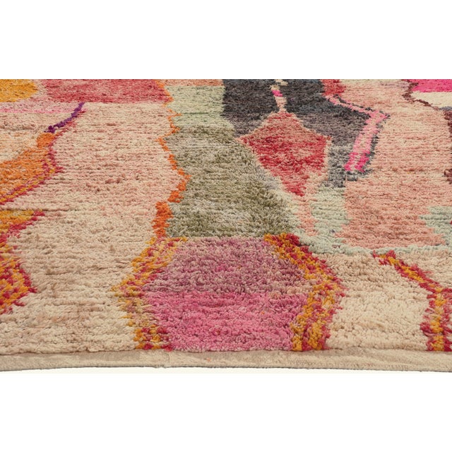 Berber Tribes of Morocco Contemporary Boujad Moroccan Rug, 10'01 X 13'02 For Sale - Image 4 of 10