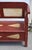 Red Pine and Oak Storage Bench in Decorative Paint For Sale - Image 8 of 13