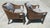 Classic pair of mid-century lounge chairs by luxury furniture brand McGuire of San Francisco. This set is crafted with...