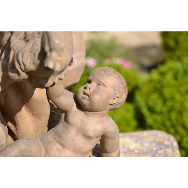 Ceramic Vase in Terracotta by Alfred Rolle For Sale - Image 7 of 13