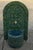 Sculpture Materials 2 Color Tamegroute Green and Petrol Blue Arched Moroccan Mosaic Tile Fountain For Sale - Image 7 of 7