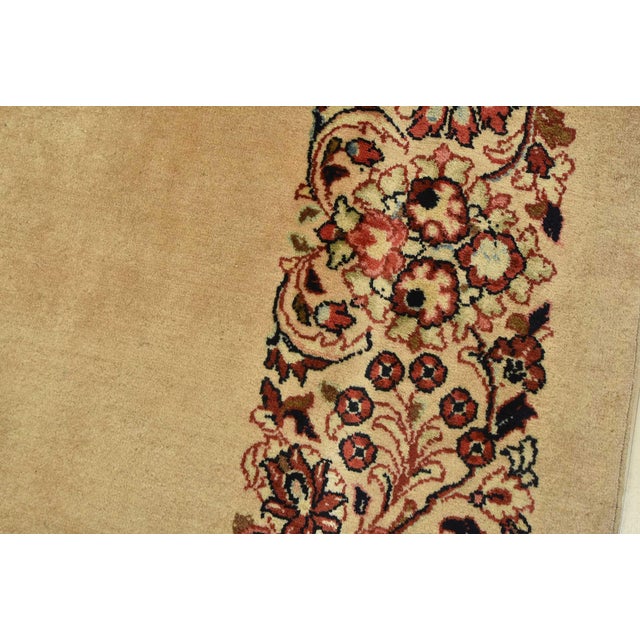 Sarouk Runner 4’5” X 18’6” Beige Wool Vintage Traditional Hand-Knotted Rug For Sale - Image 4 of 14