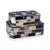 The Baldur Black Horn Inlaid Decorative Box is a refined and stylish addition to any space. Featuring geometric cuts of...